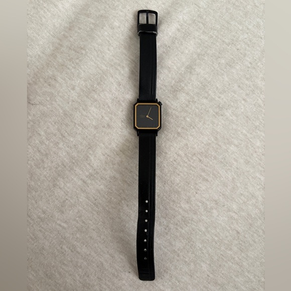 Pulsar Jewelry - Vintage Pulsar Black and Gold Square Watch